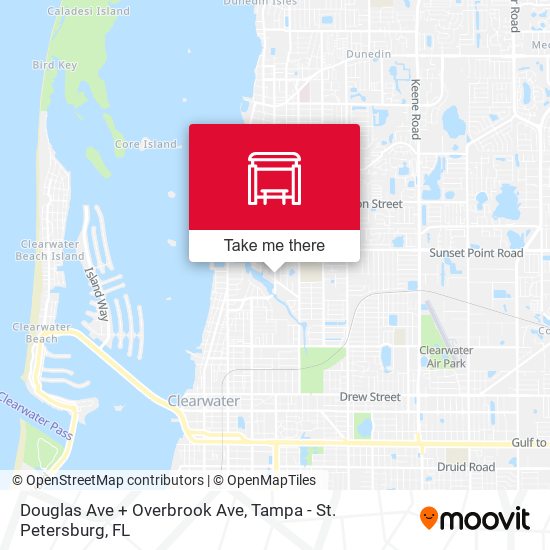 Mapa de Douglas Ave + Overbrook Ave
