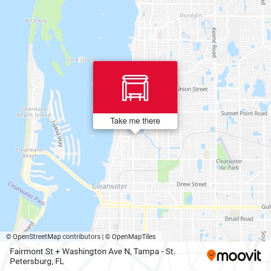 Mapa de Fairmont St + Washington Ave N