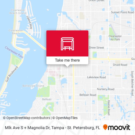 Mapa de Mlk Ave S + Magnolia Dr
