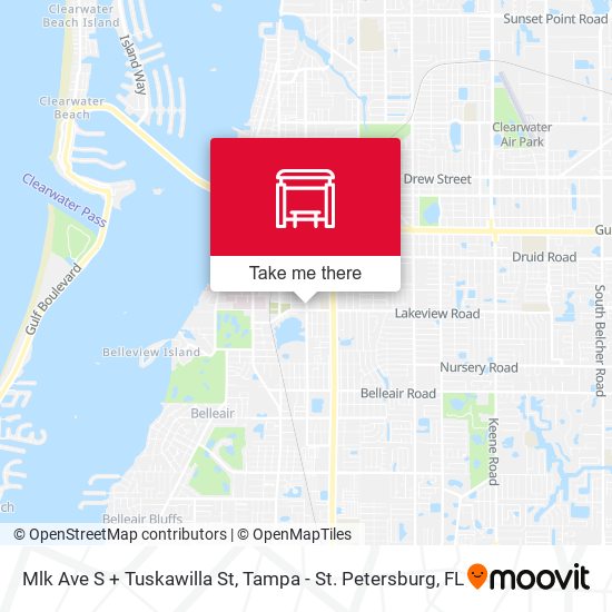 Mlk Ave S + Tuskawilla St map