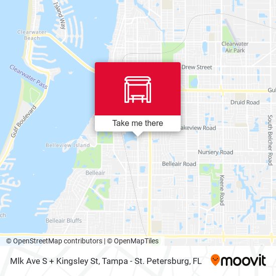 Mlk Ave S + Kingsley St map