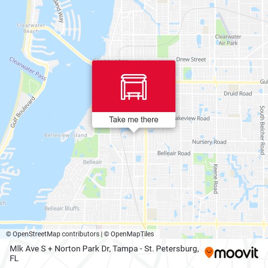 Mlk Ave S + Norton Park Dr map