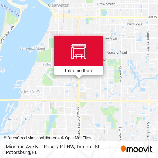 Missouri Ave N + Rosery Rd NW map