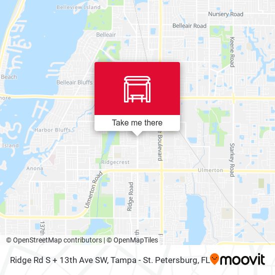 Mapa de Ridge Rd S + 13th Ave SW