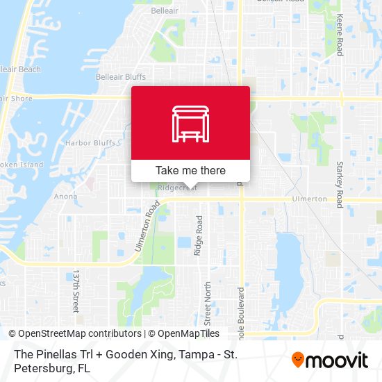 Mapa de The Pinellas Trl + Gooden Xing