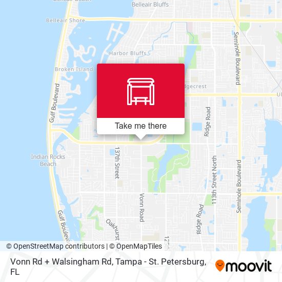 Vonn Rd + Walsingham Rd map