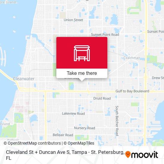 Mapa de Cleveland St + Duncan Ave S