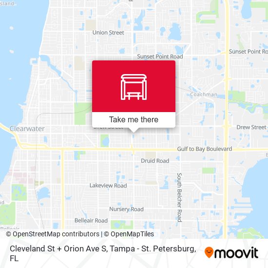 Mapa de Cleveland St + Orion Ave S