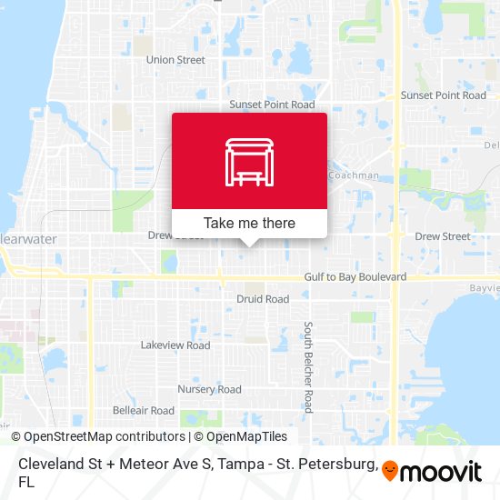 Cleveland St + Meteor Ave S map