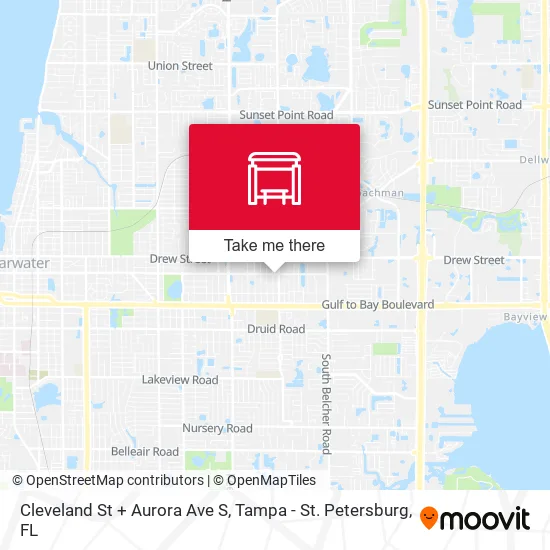 Cleveland St + Aurora Ave S map