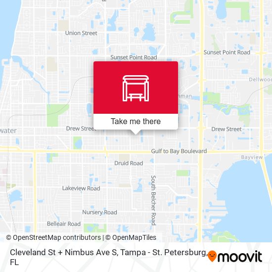 Mapa de Cleveland St + Nimbus Ave S