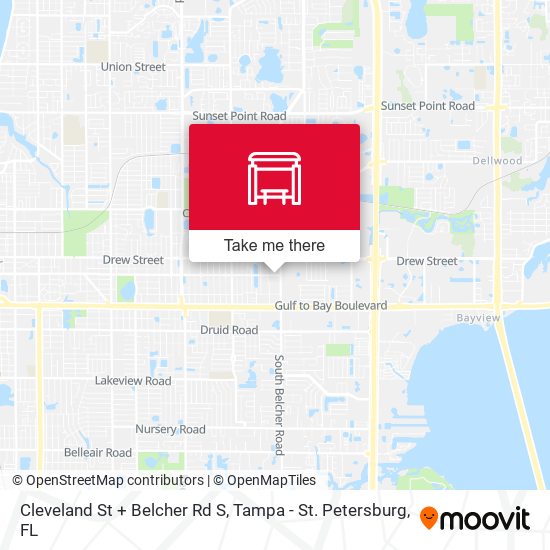 Cleveland St + Belcher Rd S map