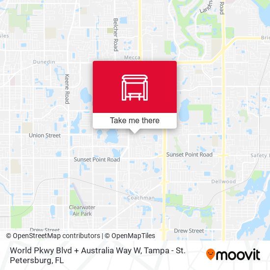 Mapa de World Pkwy Blvd + Australia Way W