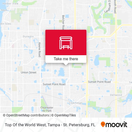 Mapa de Top Of the World West