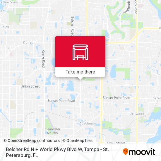 Belcher Rd N + World Pkwy Blvd W map