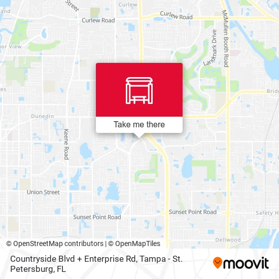Countryside Blvd + Enterprise Rd map
