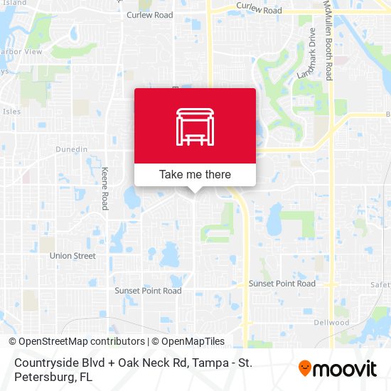 Countryside Blvd + Oak Neck Rd map