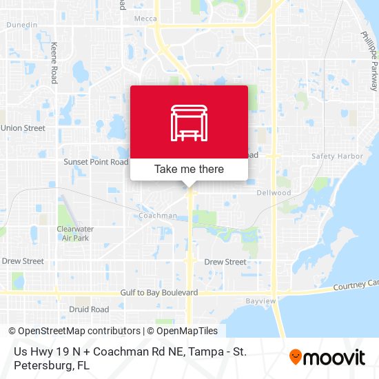 Us Hwy 19 N + Coachman Rd NE map