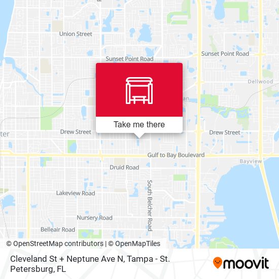 Cleveland St + Neptune Ave N map
