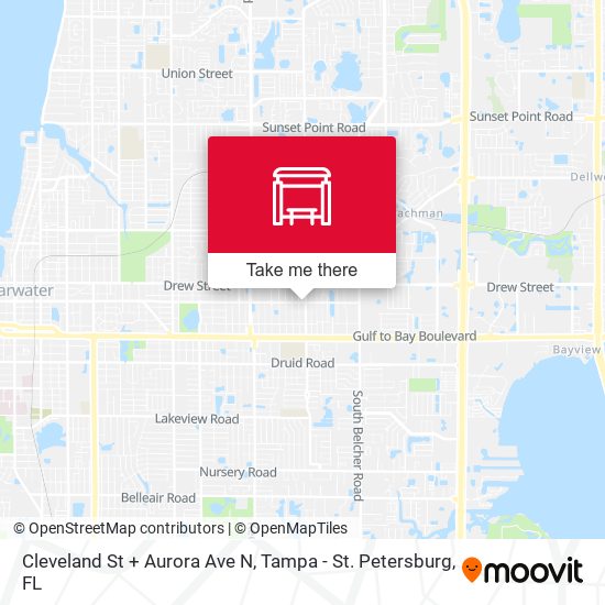 Cleveland St + Aurora Ave N map