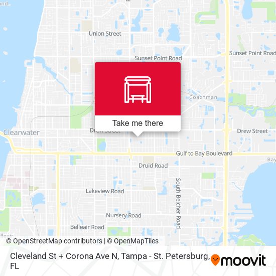 Cleveland St + Corona Ave N map