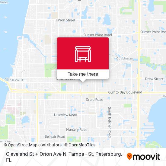 Mapa de Cleveland St + Orion Ave N