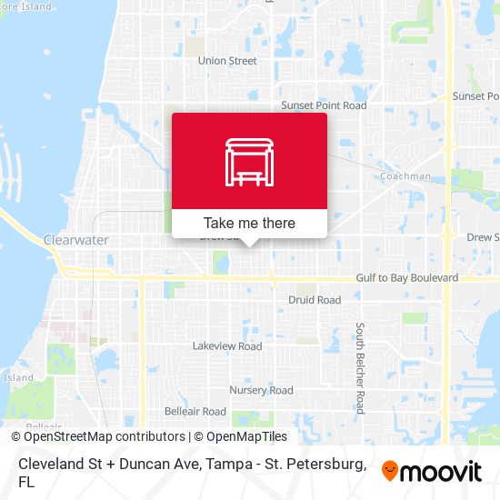 Cleveland St + Duncan Ave map