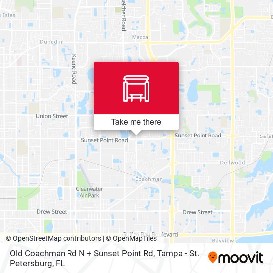 Mapa de Old Coachman Rd N + Sunset Point Rd