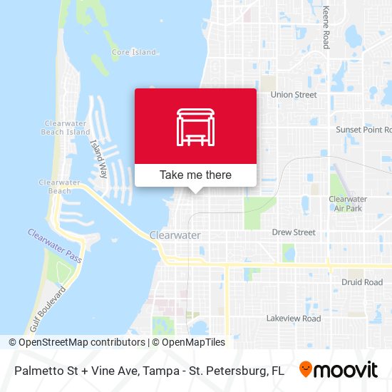 Mapa de Palmetto St + Vine Ave