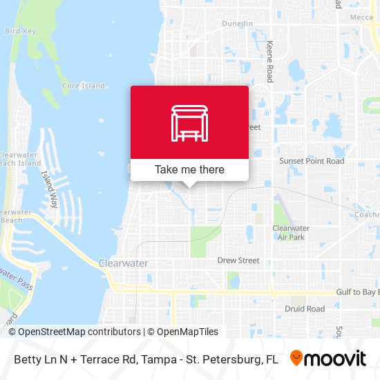 Mapa de Betty Ln N + Terrace Rd
