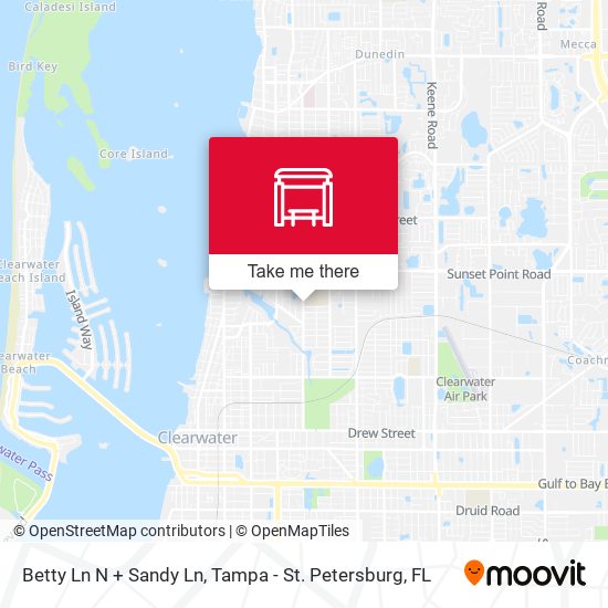 Mapa de Betty Ln N + Sandy Ln
