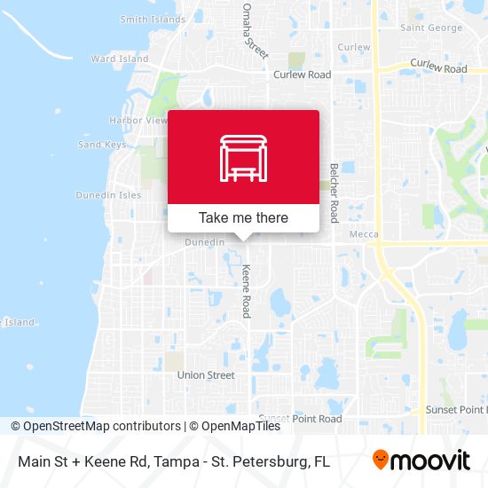 Main St + Keene Rd map