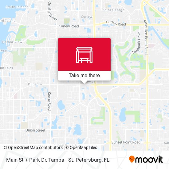 Mapa de Main St + Park Dr