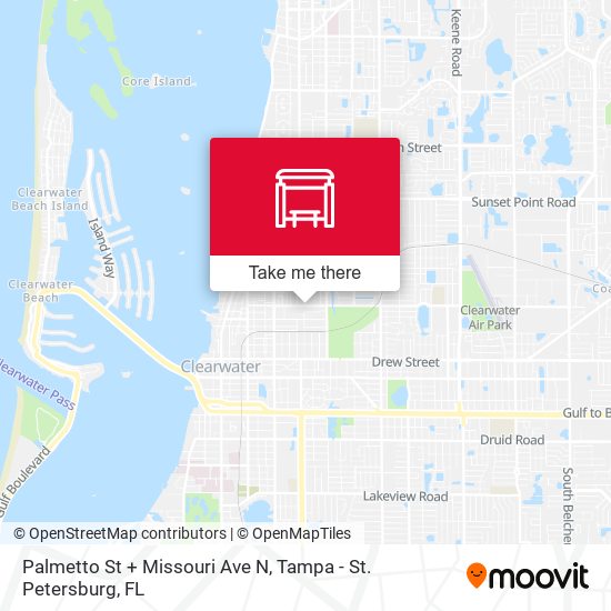Palmetto St + Missouri Ave N map