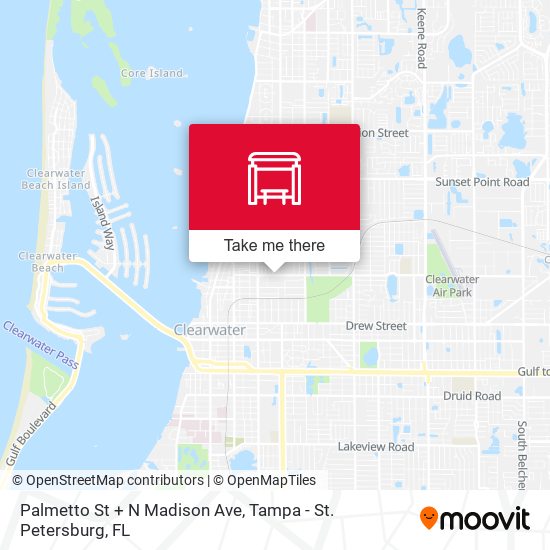 Mapa de Palmetto St + N Madison Ave