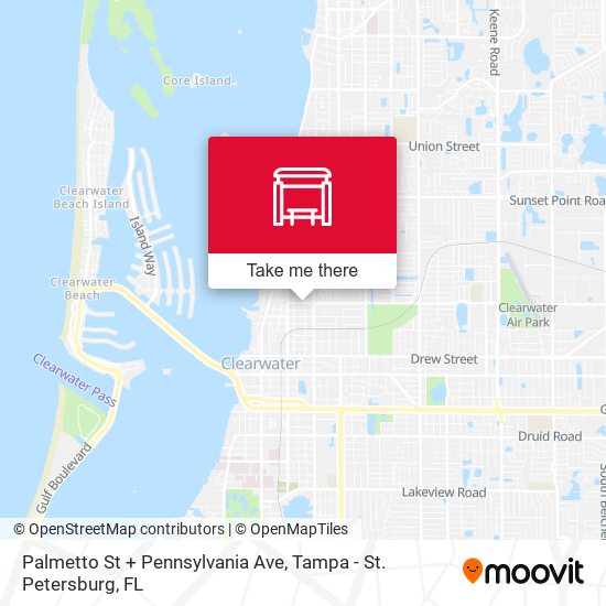 Mapa de Palmetto St + Pennsylvania Ave