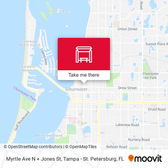Myrtle Ave N + Jones St map