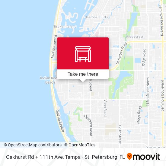 Oakhurst Rd + 111th Ave map