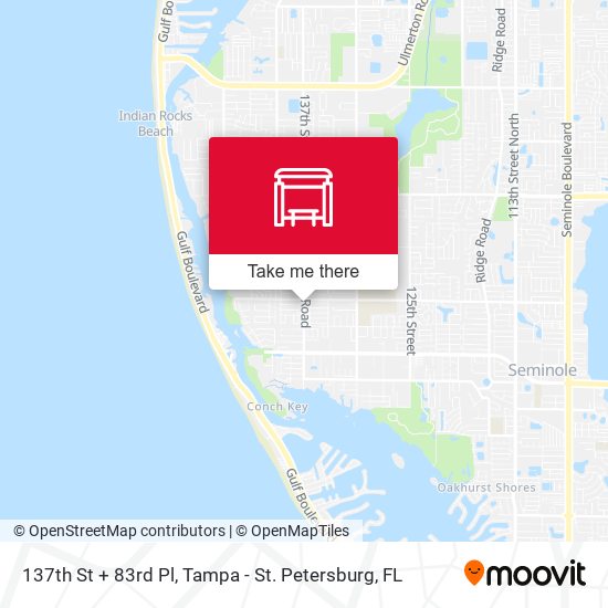 137th St + 83rd Pl map