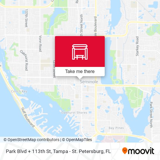 Mapa de Park Blvd + 113th St