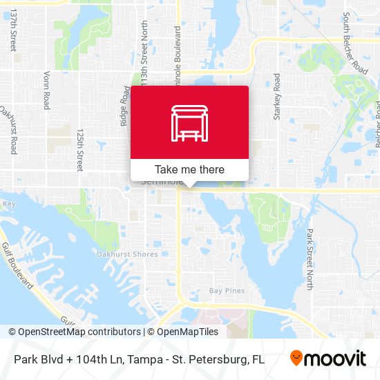 Mapa de Park Blvd + 104th Ln