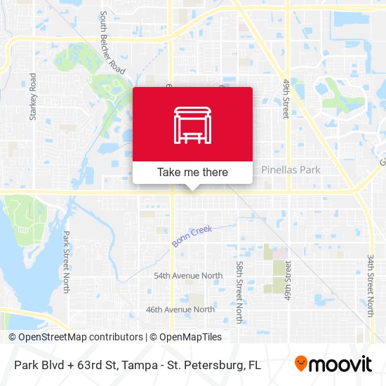 Park Blvd + 63rd St map