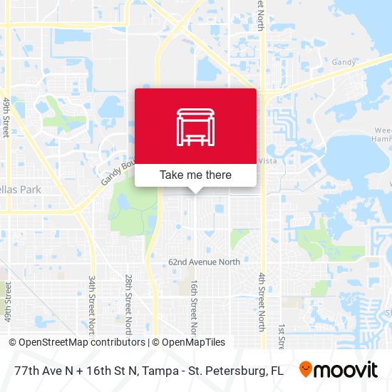 Mapa de 77th Ave N + 16th St N