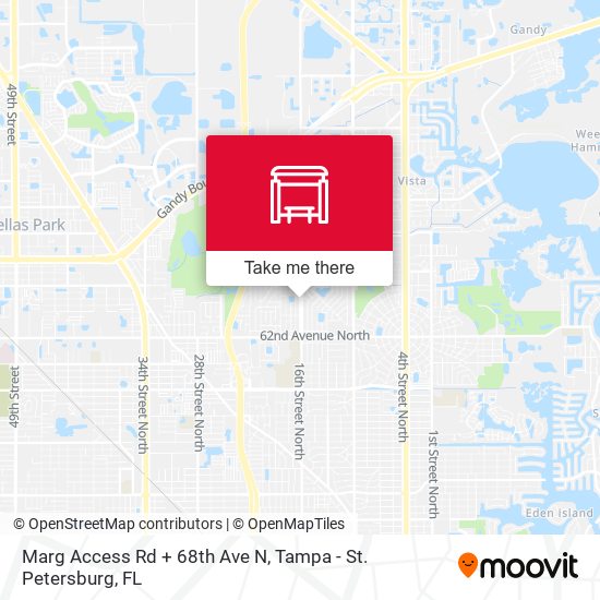 Marg Access Rd + 68th Ave N map