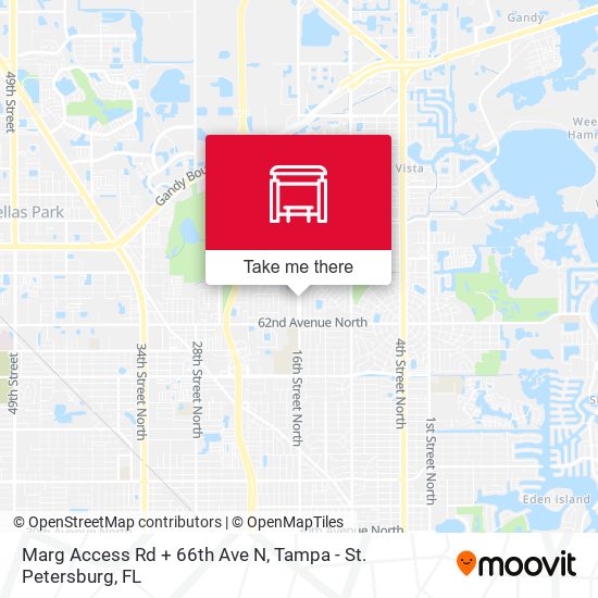 Mapa de Marg Access Rd + 66th Ave N