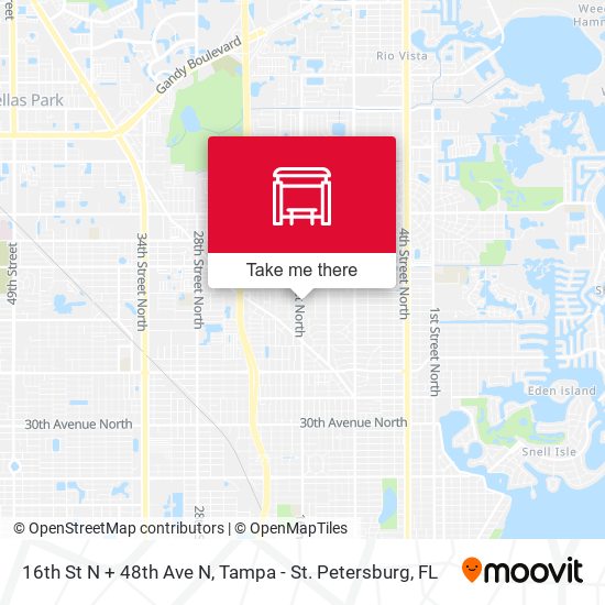 16th St N + 48th Ave N map