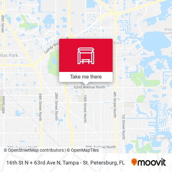 16th St N + 63rd Ave N map