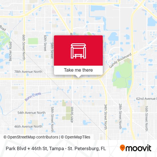 Park Blvd + 46th St map