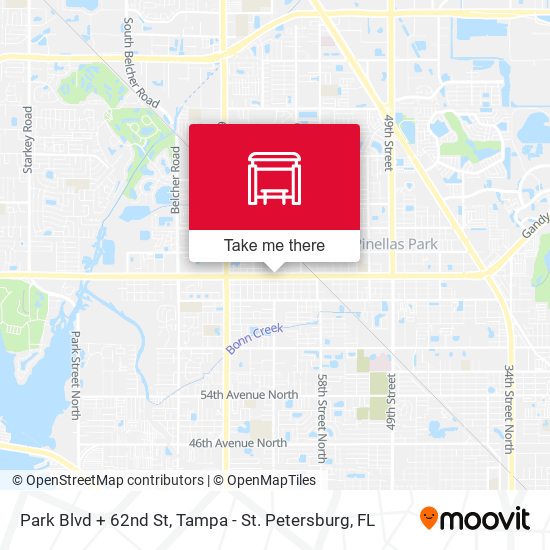 Park Blvd + 62nd St map
