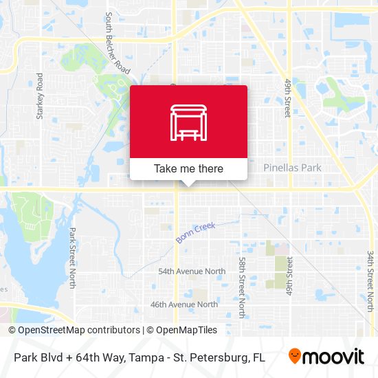 Park Blvd + 64th Way map